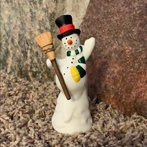 Vintage partylite snowman snuffer